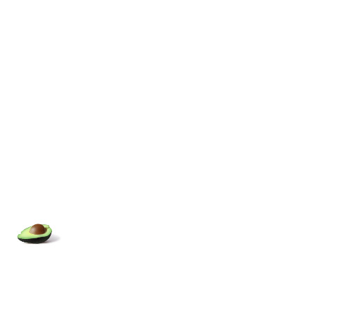 흰 배경 에 있는 아보카도