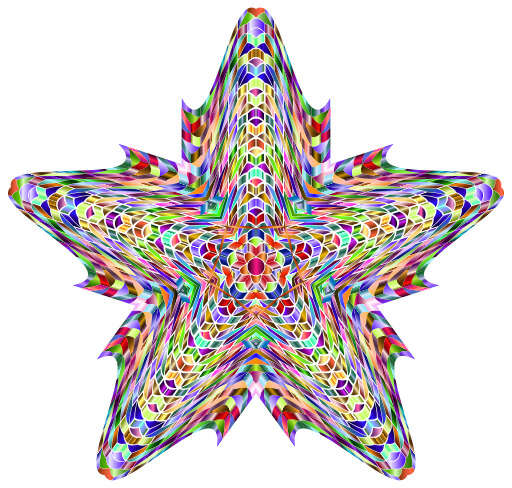 A Multi - Colored Abstracted Star