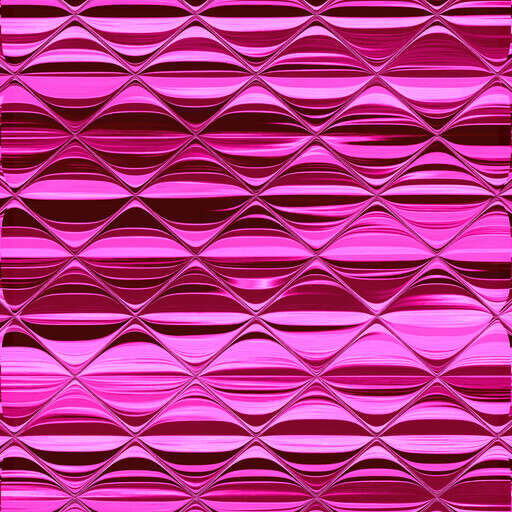A Pink Background With Wavy Lines