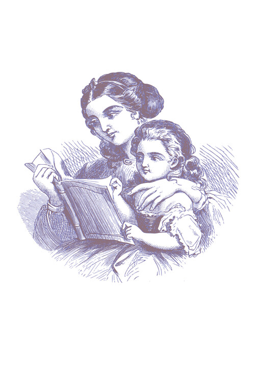 An Illustration 의 A 어머니 독서 에 그녀의 어린이(6)