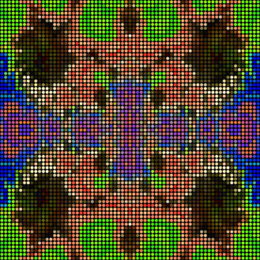 An Image Of A Colorful Mosaic Pattern
