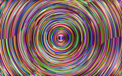 An Image Of A Colorful Spiral Pattern(3)