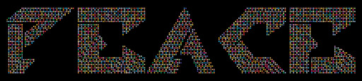 Multicolored Letters로 만든 텍스트