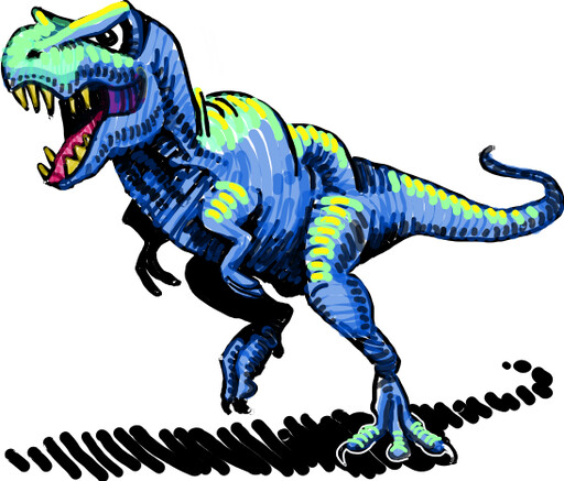 벡터 - 일러스트 - agama - komodo - 드래곤
