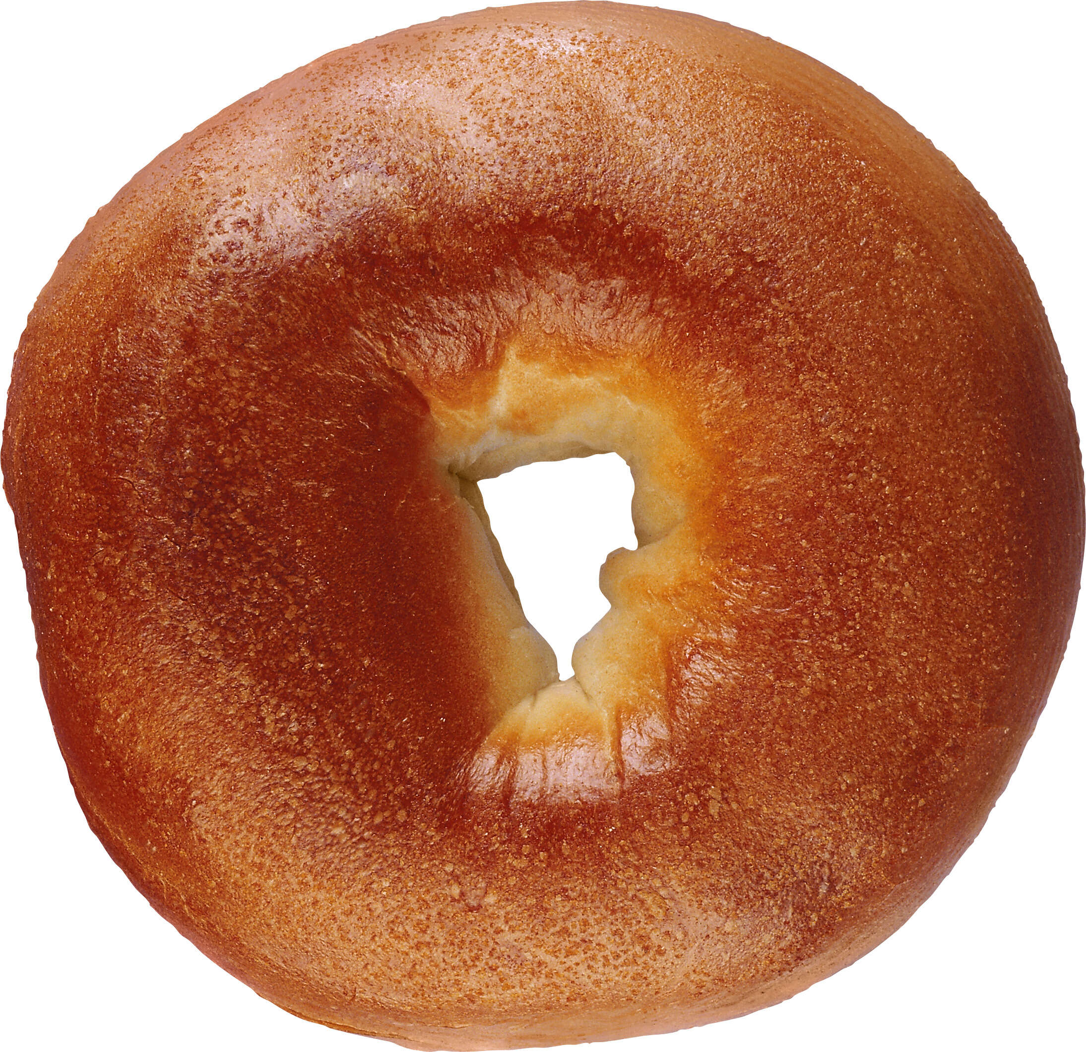 Donut with a hole in the middle of it