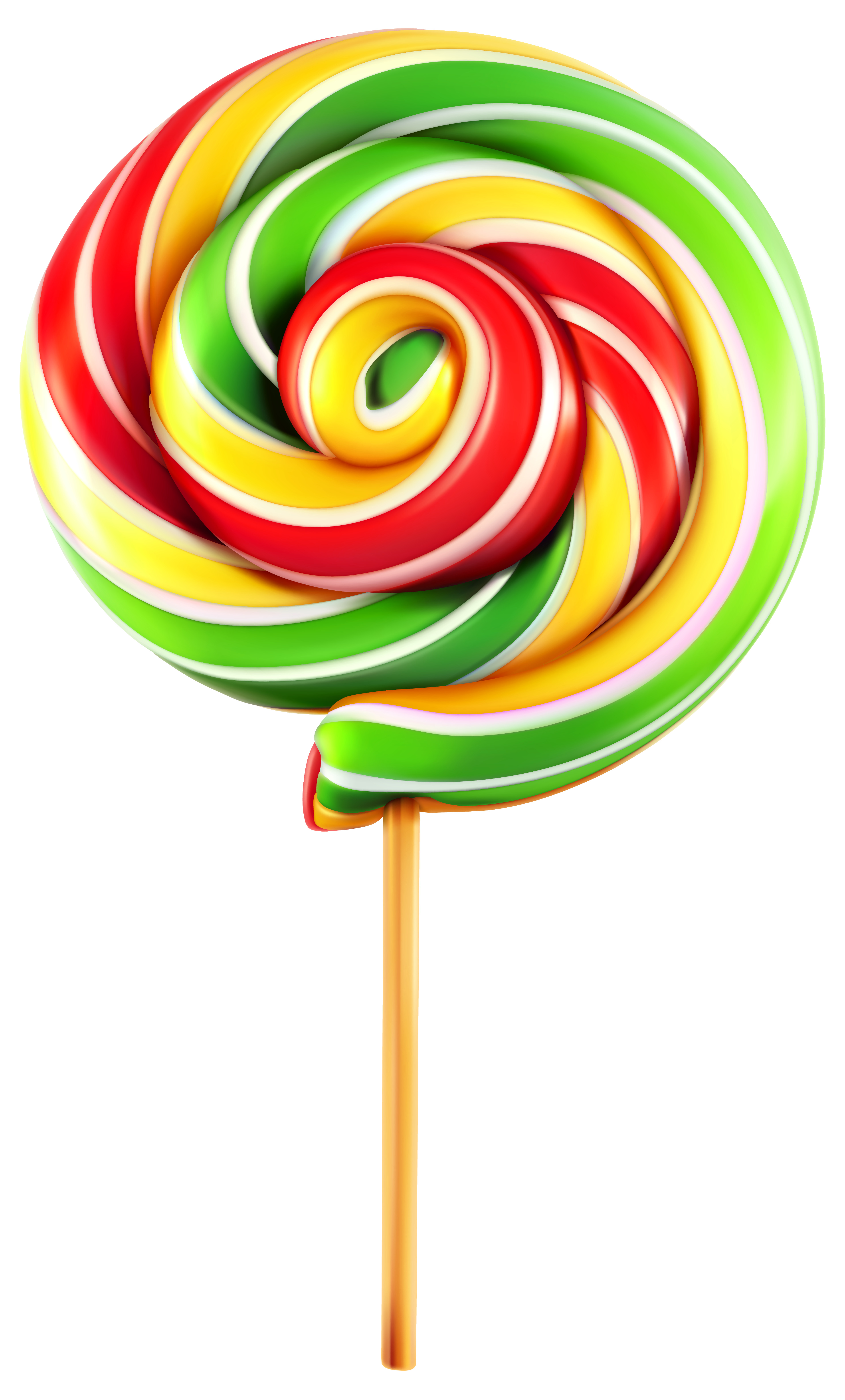 막대기에 달린 다채로운 롤리팝 이미지입니다.