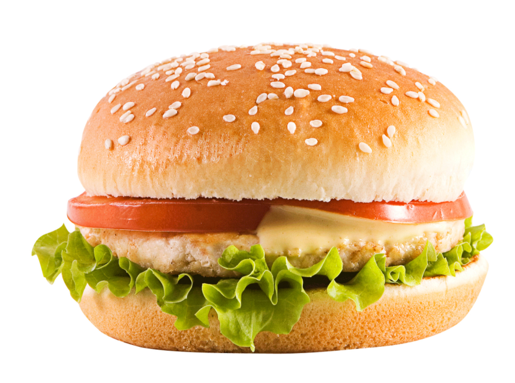 hamburger 함께 lettuce tomato 와 cheese