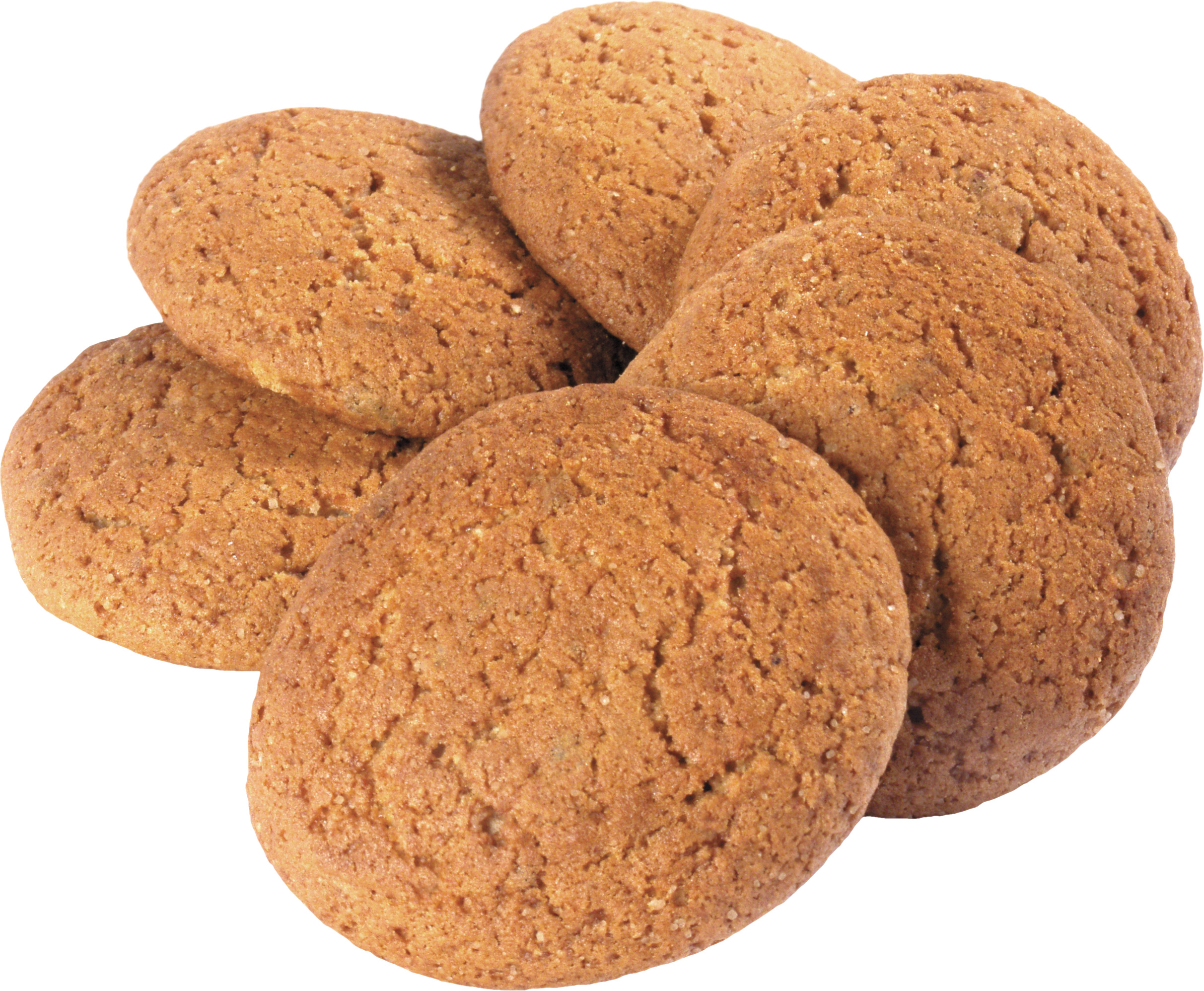 흰색 배경 2 위의 pile ginger cookies