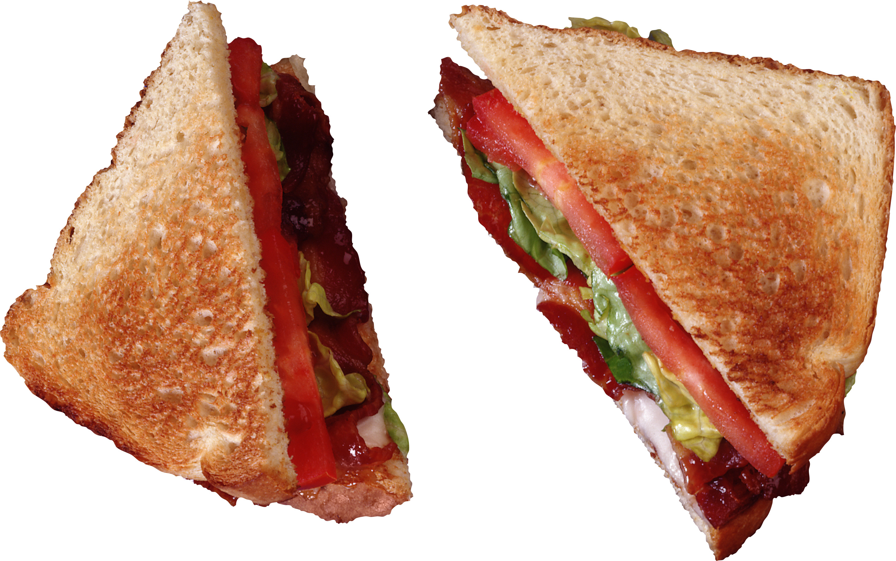 half 5 안의 sandwich cut