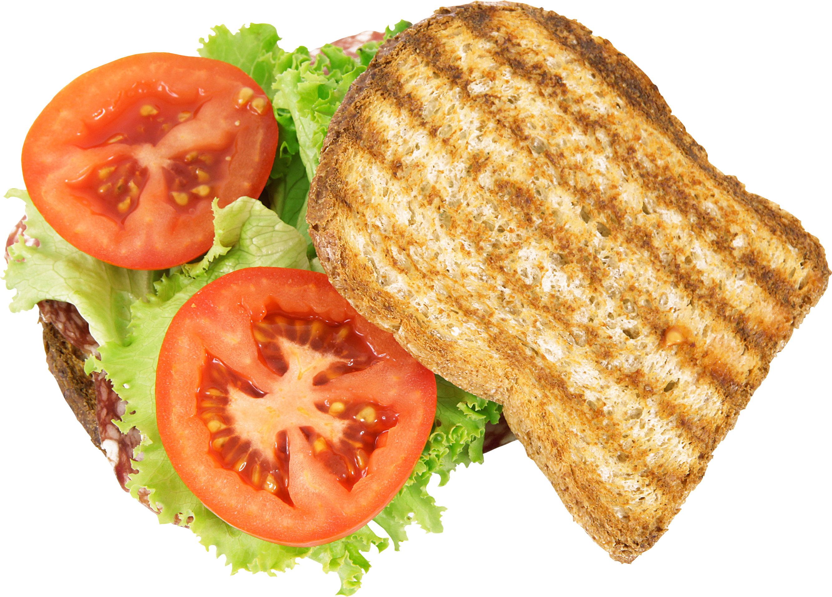 toasted sandwich 함께 tomato 와 lete