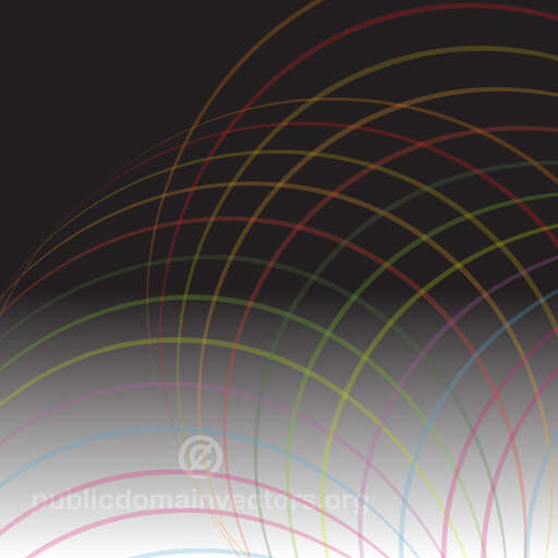A Book With Colorful Lines On A Black Background
