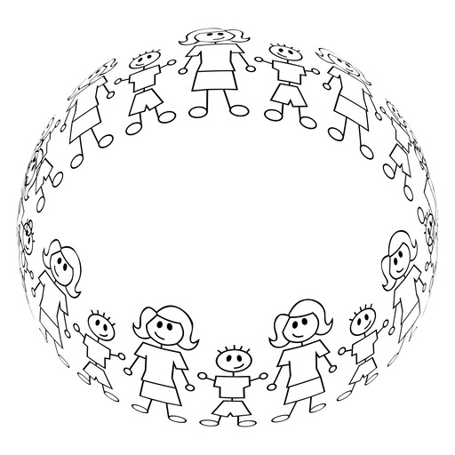 A Circle에서 아이들 S 그림