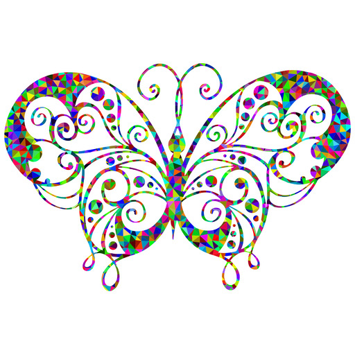 Swirly Wings의 화려한 나비