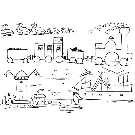 손 Drawn Doodles의 세트
