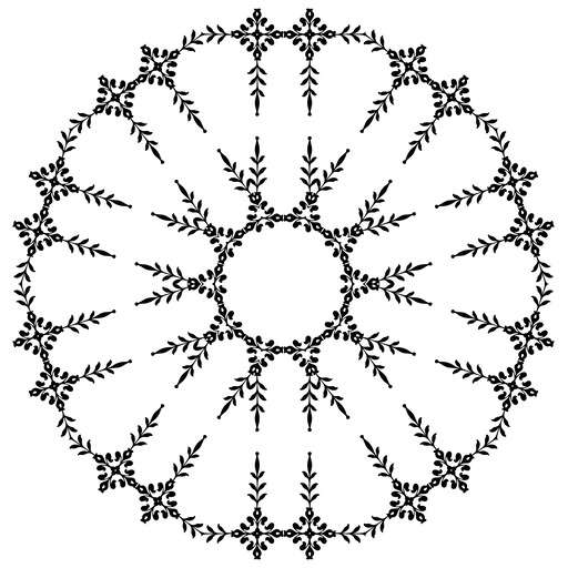 a Black and White Drawing of a Snowflake in the Shape of a Snowflake Vector Illustration