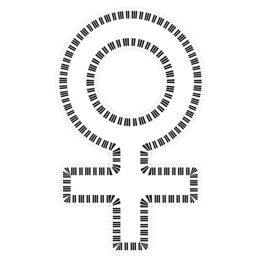 피아노 키 Arranged 에 A Circle 에 A 화이트 배경