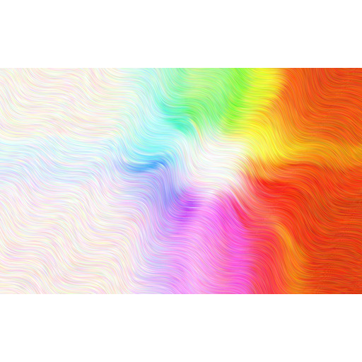 Wavy Lines를 가진 다색 배경