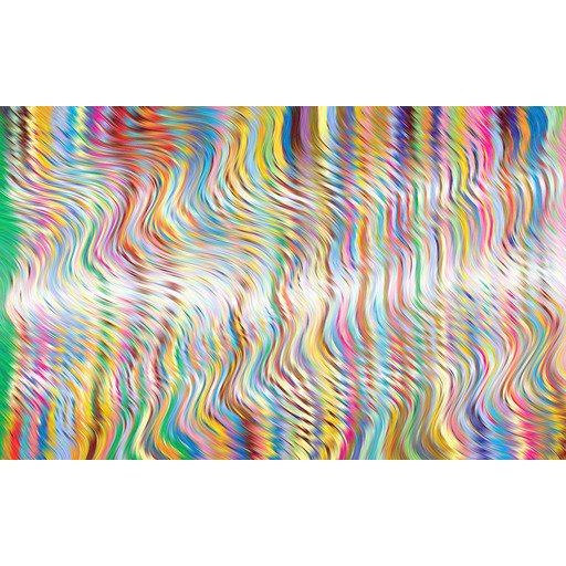 Wavy Lines의 다색 회화
