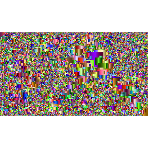 다색 TV 화면