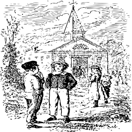 Sketch 의 Church 의 St Peter 안의 Great Britain, 빈티지 선 Drawing 또는 Engraving 일러스트레이션