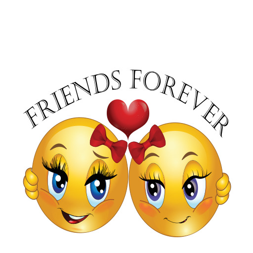 friends forever 스마일리 이모티콘