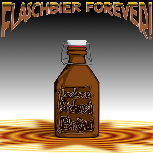 poster flaschbier forever