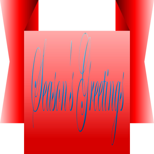 seasons greetings ribbon