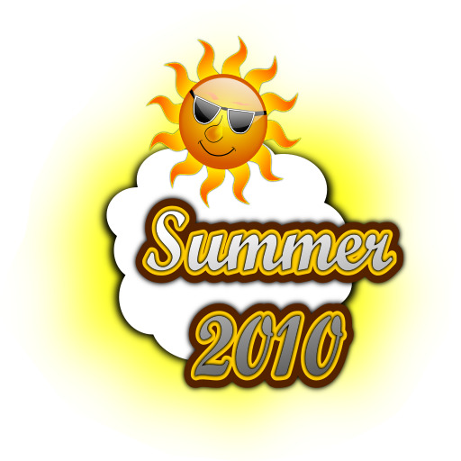 Summer 2010 벡터 일러스트레이션