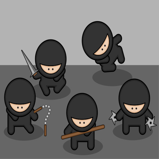 ninja 벡터 일러스트