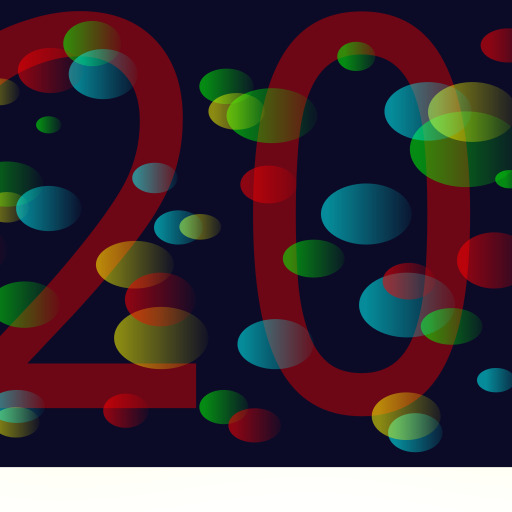 year 2020 벡터 일러스트