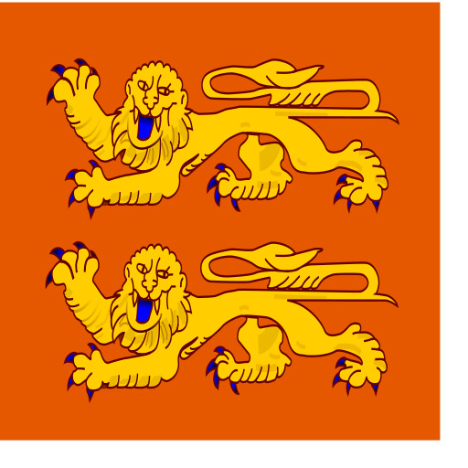 Two Lions 벡터 일러스트레이션