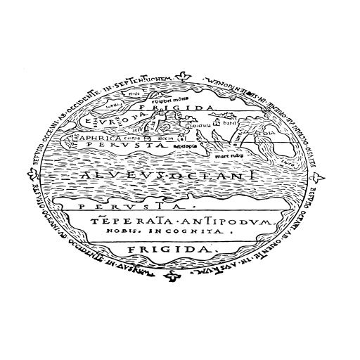 암브로시우스 매크로비우스 지도 1485
