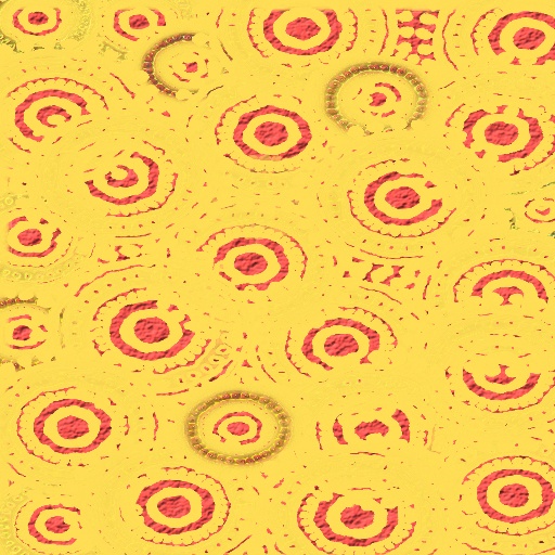 노란색 와 빨간색 circle 무늬 scrapbook paper