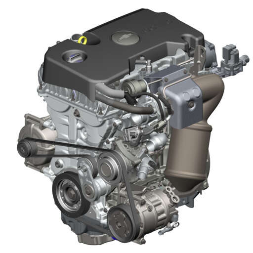 a 3d image of the engine of a car