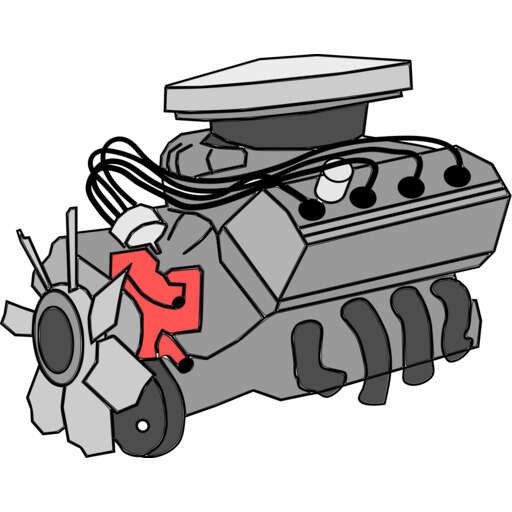 a car engine clipart