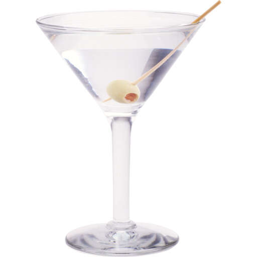 a martini glass filled with a martini cocktail