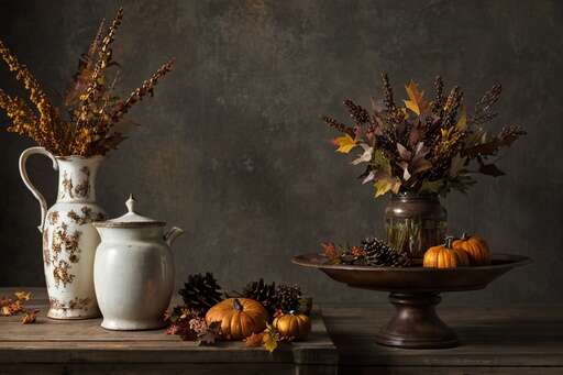 autumn table decor