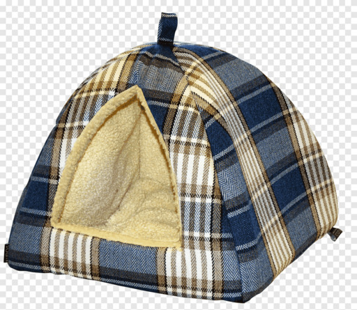 Igloo Tartan Cat Headgear Full Plaid Blue