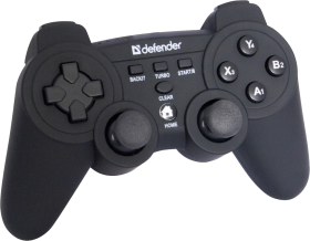 a close up of a video game controller on a white surface